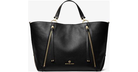 Brooklyn Large Pebbled Leather Tote Bag 